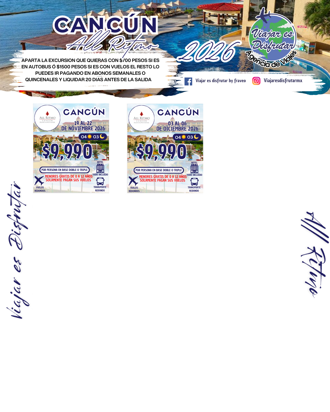 CALENDARIO DE HOTELES all ritmo 2